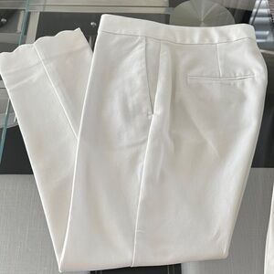 Ann Taylor women’s white casual ankle pants